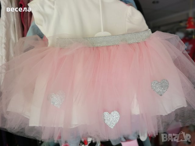 Пола от тюл, розов цвят и блузка за момиче 1год,2,3,4,5години., снимка 2 - Други - 40978518