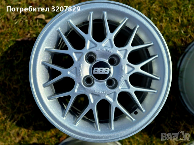 Комплект джанти BBS RN012 15цола 4x100 7J ET35, снимка 4 - Гуми и джанти - 53763113