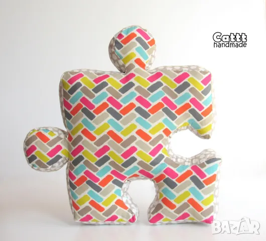 Възглавница парченце от ПЪЗЕЛ, снимка 1