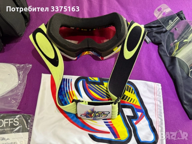 Valentino Rossi Oakley Mx goggles/мотокрос ендуро очила, снимка 2 - Аксесоари и консумативи - 51509195