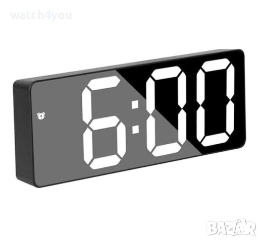 НОВ ПОСТОЯННО СВЕТЕШ LCD ДИГИТАЛЕН ЧАСОВНИК С ТЕМПЕРАТУРА И КАЛЕНДАР.НАСТОЛЕН СВЕТЕЩ БУДИЛНИК АЛАРМА, снимка 8 - Други - 41946261