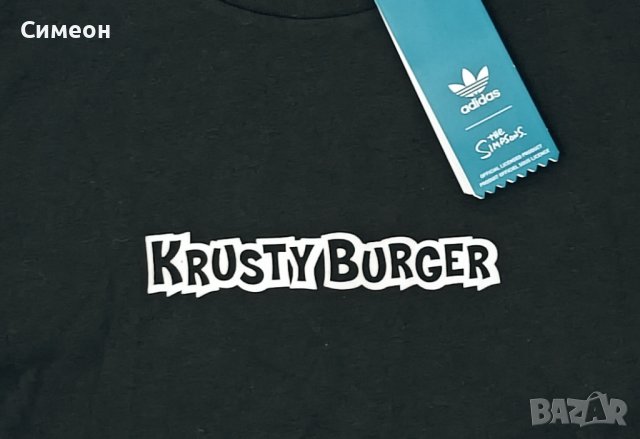 Adidas Originals x The Simpsons Krusty Burger оригинална блуза S, снимка 4 - Спортни дрехи, екипи - 41737782