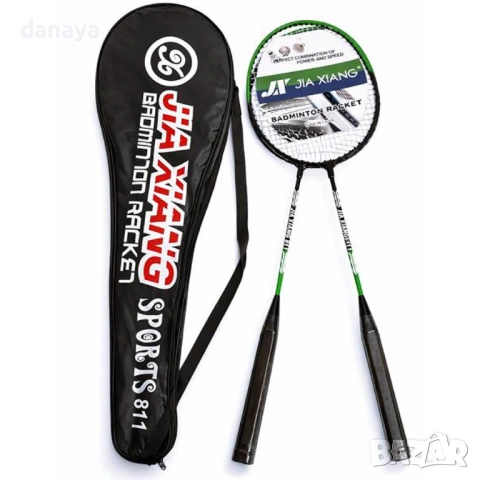 6484 Комплект ракети за федербал с калъф за съхранение, 2 броя