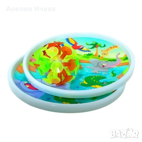 Детска игра "Хвани топката" с чинии вендузна топка , снимка 4 - Други - 50947074