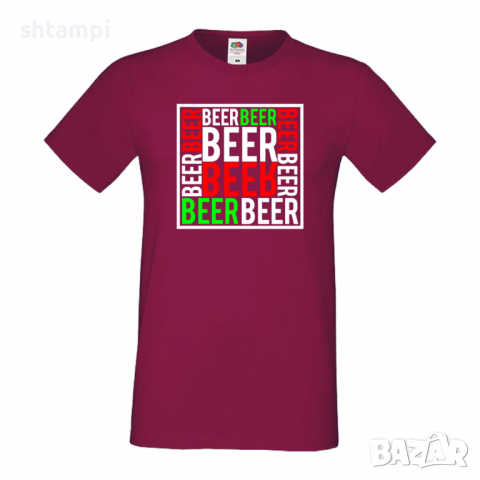 Мъжка тениска Beer Beer Beer Beer,Бира,Бирфест,Beerfest,Подарък,Изненада,Рожден Ден, снимка 11 - Тениски - 36376542