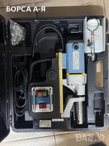 JEPSON MAGPRO 35 – професионална магнитна бормашина 1100W + куфар, снимка 2 - Бормашини - 55903675