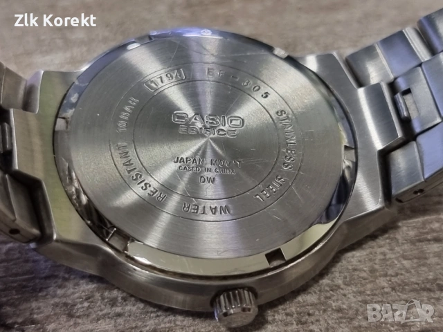 Мъжки часовник Casio Edifice EF-305-1D, снимка 6 - Мъжки - 53339847