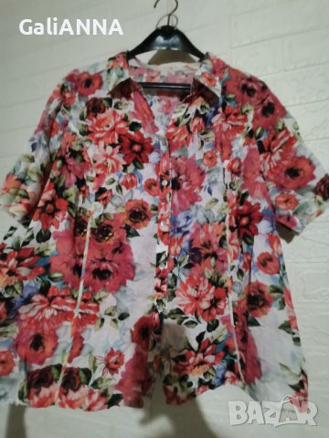 СТРАХОТНА ЕФИРНА РИЗА 2XL, снимка 3 - Ризи - 41908377