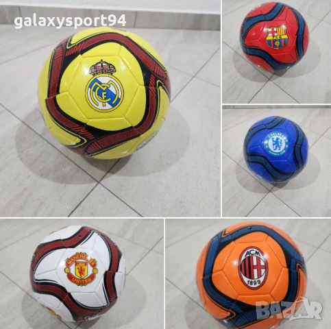 Футболна топка Манчестър 19лв Милан, Ювентус, Барселона Челси, Мадрид, снимка 8 - Футбол - 50801044