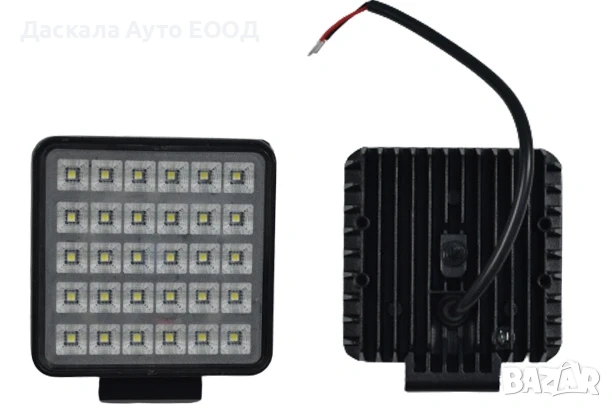 1бр. ЛЕД LED BAR работна лампа, фар, квадратен, 30W, 12-24V, с ключ on/off, снимка 2 - Аксесоари и консумативи - 53810340