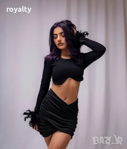 Черна стилна дамска рокля , снимка 5 - Рокли - 50375065