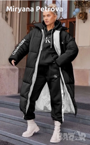 Зимно дълго яке Calvin Klein