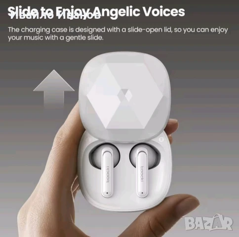 Блутут слушалки Toocki TWS + ENC, снимка 5 - Bluetooth слушалки - 51082576
