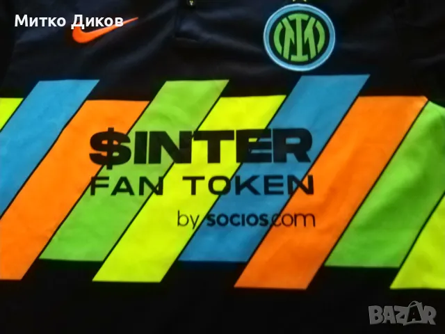 Интер футболна тениска  трети екип №22 Артуро Видал отлична размер Л, снимка 4 - Футбол - 47753618