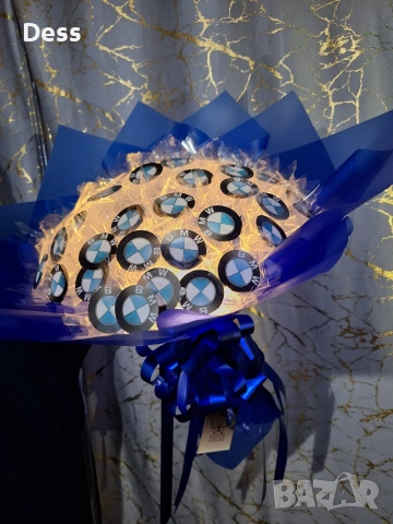 Светещ букет "BMW"💙, снимка 3 - Други - 53198366