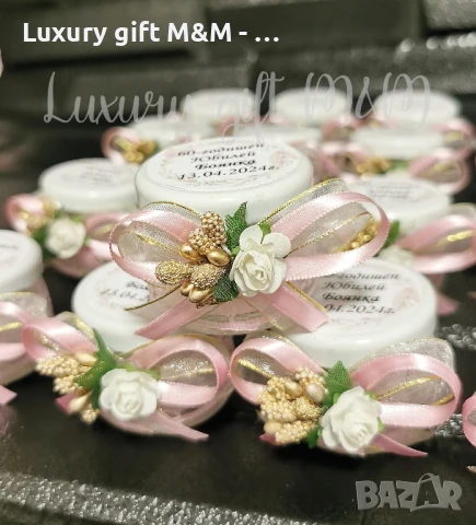 Подаръци за гости -  бурканчета със свещ, снимка 5 - Подаръци за кръщене - 36079607