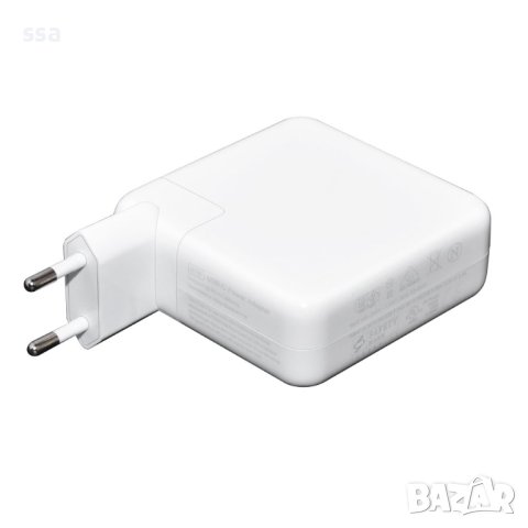 Зарядно за лаптоп Apple -61W- TYPE-C With USB-C Cable - заместител (037) - 24 месеца гаранция, снимка 4 - Лаптоп аксесоари - 41288397