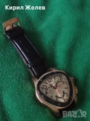 SARASTRO ДИЗАЙНЕРСКИ МАРКОВ МОДЕН ПОЗЛАТЕН ЧАСОВНИК с КАИШКА 21784, снимка 18 - Мъжки - 32714466