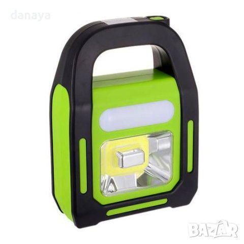 1038 Соларна работна лампа фенер с дръжка презареждаема USB 3 режима на светене, снимка 6 - Соларни лампи - 40886943