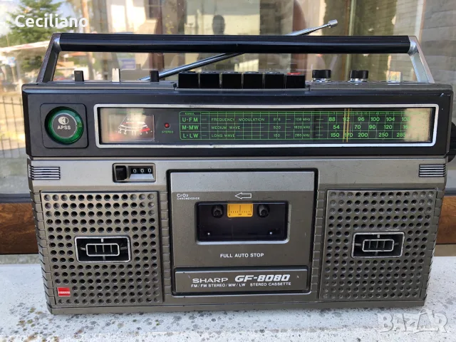 🔥Sharp GF-8080H-радиокасетофон!, снимка 11 - Радиокасетофони, транзистори - 56165929