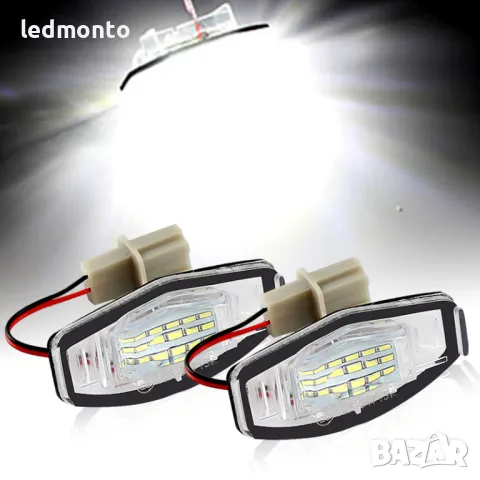 LED Плафони за Заден Номер за Honda 7 8 9 генерация Acura Хонда плафони , снимка 4 - Части - 48851634
