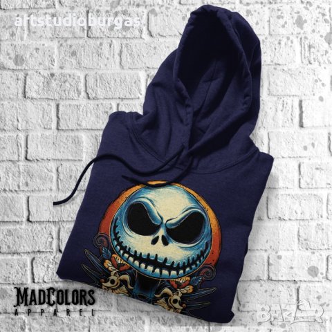 СУИЧЪР УНИСЕКС HALLOWEEN HORROR JACK SKELTON, снимка 8 - Суичъри - 38614818