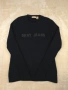 DKNY Jeans плетен пуловер употребяван, черен, размер S, снимка 1