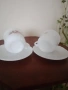 Сервиз 6 чаша и чинийки Arcopal Francee , снимка 2