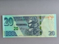 Банкнота - Зимбабве - 20 долара UNC | 2020г., снимка 1