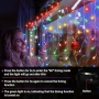 Нови Коледни висулки 400 LED RGB, 8 режима, външни, водоустойчиви светлини, снимка 5