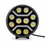 LED работен фар 7 инча 12-24V с 10 LED диода, снимка 1