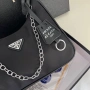 Prada Дамска Черна Чанта С Торбичка На Марката Код 66Btq12, снимка 7