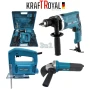 3 в 1 Ъглошлайф Бормашина и Зеге Трион KRAFTROYAL, снимка 2