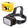 YAJIA Акумулаторна супер ярка 12 LED челна лампа YJ-1837 черна FL109-C, снимка 1