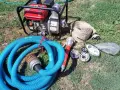 Мощна бензинова водна помпа EBERTH GG1-ERWP20 (30 m³/h) – Пълен комплект, готова за работа!, снимка 3