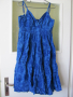 Синя рокля, снимка 1 - Рокли - 36216922