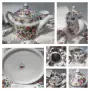 James Sadler Olde Chintz Чайник, чаши и чинийки, снимка 4