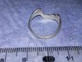 ЕЛЕГАНТЕН АР НУВО СРЕБЪРЕН ПРЪСТЕН СРЕБРО 925 ХУДОЖЕСТВЕНА РЪЧНА ИЗРАБОТКА 38263, снимка 8