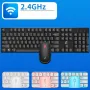 Безжични Wireless клавиатура и мишка за компютър KMT1, снимка 6
