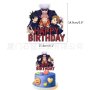 Anime Сатору Годжо Gojo Satoru Jujutsu Kaisen парти банер надпис топер топери балон балони, снимка 3