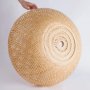 Винтидж висяща лампа Висяща лампа от естествен бамбук E27 Настолна лампа за хранене Ратанов полилей , снимка 2