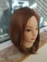 Нова светло кестенява  перука 35 см Боб стил без бретон - мод.17, снимка 3