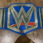 Шампионски пояс WWE Championship световната титла в кеча Mattel детски belt колан Universal Blue, снимка 5