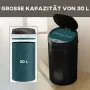 HOMCOM 30-литров сензорен кош за боклук, снимка 3