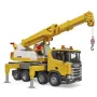 BRUDER КАМИОН SCANIA SUPER 560R С КРАН LIEBHERR И L+S МОДУЛ 03571, снимка 3