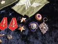 Стари значки и Емблеми, кокарди, вензели, нагръдни знаци и много други военни и полицейски отличител, снимка 12