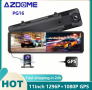 AZDOME PG16 Огледало за кола DVR GPS 1296P Двойни камери 11-инчов сензорен екран, снимка 1 - Аксесоари и консумативи - 44610458