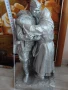 Скулптура Солдат и вдовица Альоша Червена армия СССР БКП, снимка 3