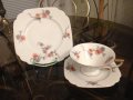 Bavaria 1930-те г. Ново немско трио за кафе/чай и десерт чаша чинии, сервиз, сет, чиния, снимка 3
