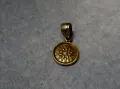 ЗВЕЗДАТА на ВЕРГИНА ДВУСТРАНЕН ПОЗЛАТЕН СРЕБЪРЕН ПЕНДАНТ СРЕБРО 925 с ЖЪЛТА ПОЗЛАТА АРТ РАБОТА 47750, снимка 10